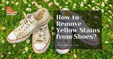 remove yellow stains from shoes.